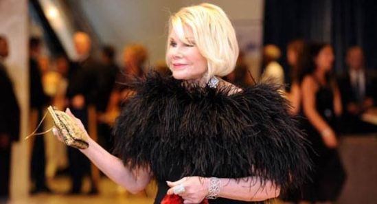Joan Rivers made quite an entrance at last year’s White House Correspondents’ Dinner. Decked out in feathers, she sailed along the red carpet and unapologetically dropped the F-bomb in an interview.